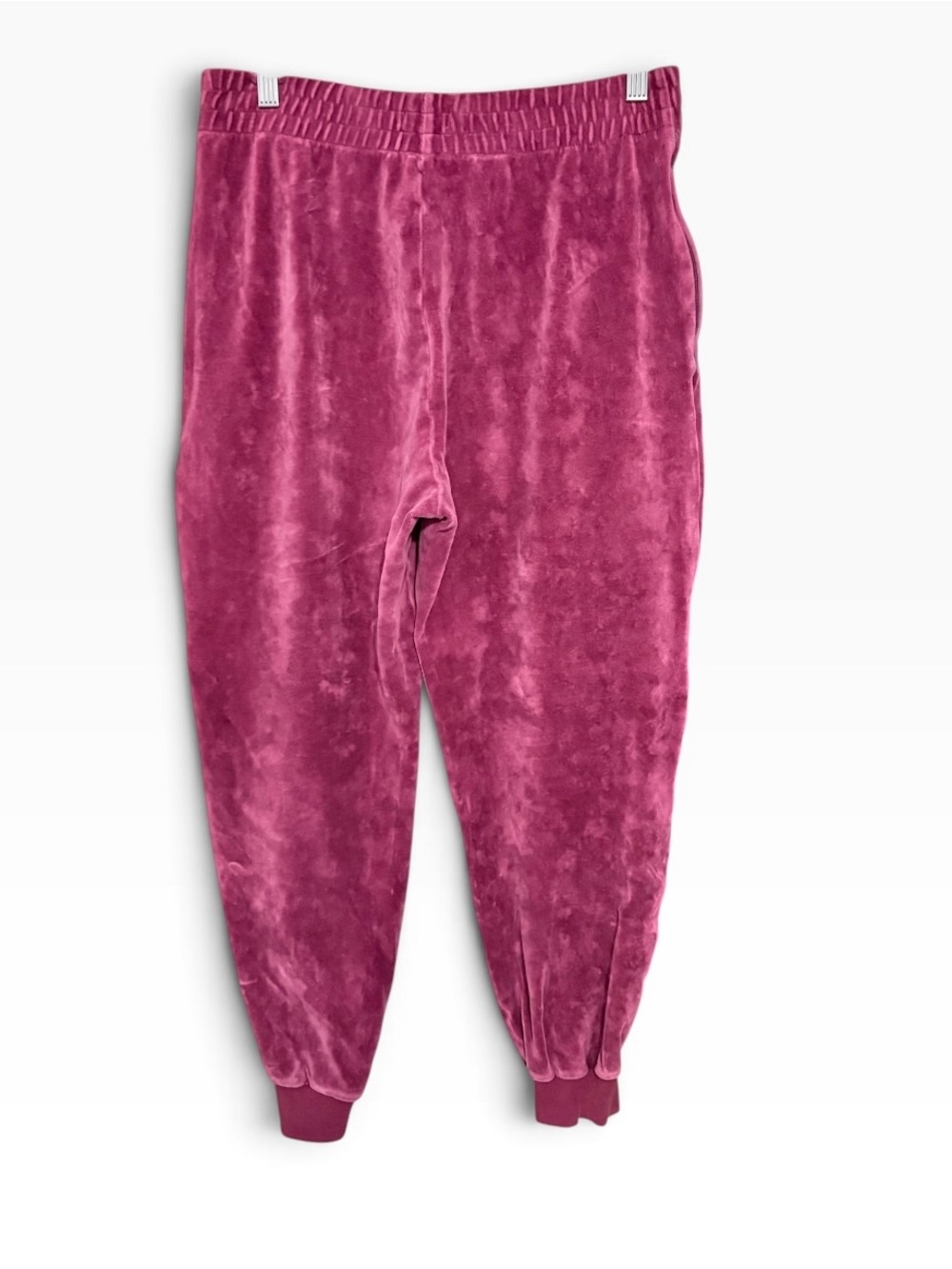 TNA Aritzia Dusty Rose Pink Velour Velvet Jogger Sweatpants Sz Medium - Picture 2 of 7